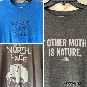 The North Face 3 T Shirt Set Large (Slim Fit)